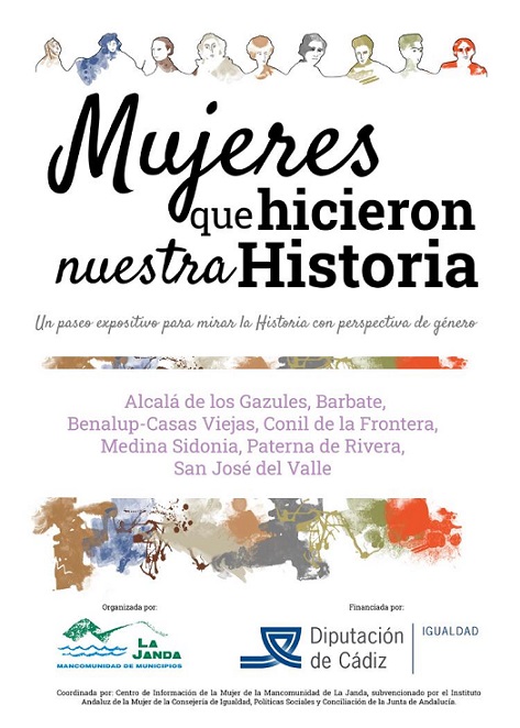 Cartel de la exposición mujeres que hicieron historia