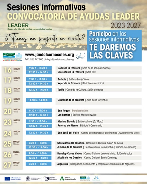 Sesión informativa de la convocatoria de ayudas Leader 2023-2027